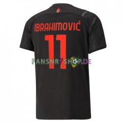 AC Mailand fußball trikot Ibrahimovic 11 Herren Ausweich 2021-2022 Kurzarm