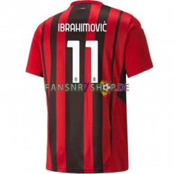 AC Mailand fußball trikot Zlatan Ibrahimovic 11 Herren Heim 2021-2022 Kurzarm