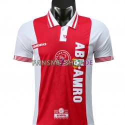 Ajax Amsterdam fußball trikot Herren Heim Retro 1997-1998 Kurzarm