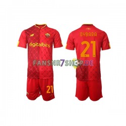 AS Rom fußball trikot Paulo Dybala 21 Kinder Heim 2022-2023 Kurzarm
