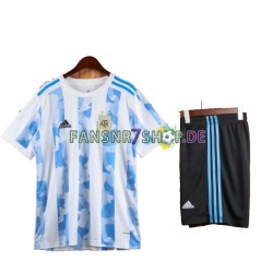 Argentinien fußball trikot 2021 Kinder Heim Kurzarm