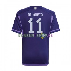 Argentinien fußball trikot WM 2022 Di Maria 11 Herren Auswärts Kurzarm