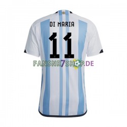 Argentinien fußball trikot WM 2022 Di Maria 11 Herren Heim Kurzarm