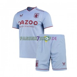 Aston Villa fußball trikot Kinder Auswärts 2022-2023 Kurzarm