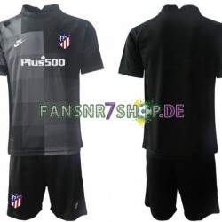 Atlético Madrid fußball trikot Torhüter Kinder Auswärts 2021-2022 Kurzarm