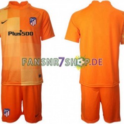 Atlético Madrid fußball trikot Torhüter Kinder Heim 2021-2022 Kurzarm