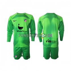 Atlético Madrid fußball trikot Torhüter Kinder Heim 2022-2023 Langarm