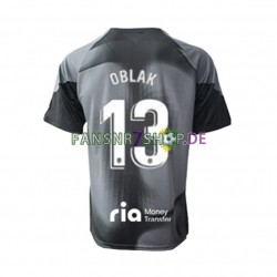 Atlético Madrid fußball trikot Jan Oblak 13 Torhüter Herren Auswärts 2022-2023 Kurzarm