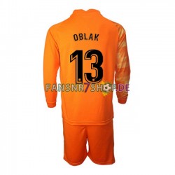 Atlético Madrid fußball trikot Jan Oblak 13 Torhüter Kinder Heim 2021-2022 Langarm