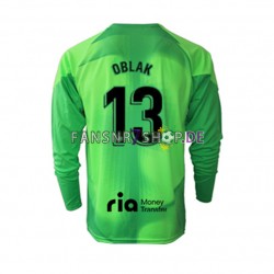 Atlético Madrid fußball trikot Jan Oblak 13 Torhüter Herren Heim 2022-2023 Langarm