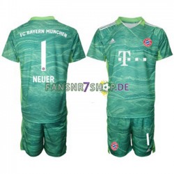FC Bayern München fußball trikot Manuel Neuer 1 Torhüter Kinder Ausweich 2021-2022 Kurzarm
