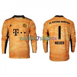 FC Bayern München fußball trikot Manuel Neuer 1 Torhüter Herren Heim 2021-2022 Langarm