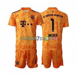 FC Bayern München fußball trikot Manuel Neuer 1 Torhüter Kinder Auswärts 2022-2023 Kurzarm