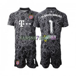 FC Bayern München fußball trikot Manuel Neuer 1 Torhüter Kinder Heim 2022-2023 Kurzarm