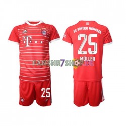 FC Bayern München fußball trikot Muller 25 Kinder Heim 2022-2023 Kurzarm