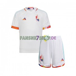 Belgien fußball trikot WM 2022 Kinder Auswärts Kurzarm