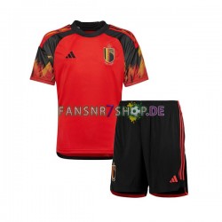 Belgien fußball trikot WM 2022 Kinder Heim Kurzarm