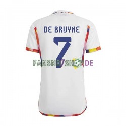 Belgien fußball trikot WM 2022 De Bruyne 7 Herren Auswärts Kurzarm