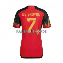 Belgien fußball trikot WM 2022 De Bruyne 7 Herren Heim Kurzarm