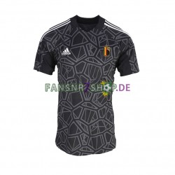 Belgien fußball trikot WM 2022 Torhüter Herren Heim Kurzarm