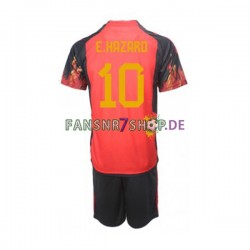 Belgien fußball trikot WM 2022 Hazard 10 Kinder Heim Kurzarm