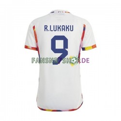 Belgien fußball trikot WM 2022 Lukaku 9 Herren Auswärts Kurzarm