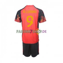 Belgien fußball trikot WM 2022 Lukaku 9 Kinder Heim Kurzarm