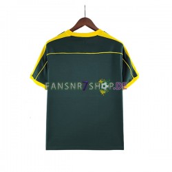Brasilien fußball trikot Retro 1998 Torhüter Herren Auswärts Kurzarm
