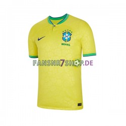 Brasilien fußball trikot WM 2022 Herren Heim Kurzarm