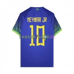 Brasilien fußball trikot WM 2022 Neymar JR 10 Herren Auswärts Kurzarm