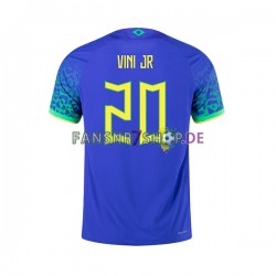 Brasilien fußball trikot WM 2022 Vinicius Junior 20 Herren Auswärts Kurzarm