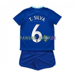 Chelsea fußball trikot T. Silva 6 Kinder Heim 2022-2023 Kurzarm Chelsea fußball trikot T. Silva 6 Kinder Heim 2022-2023 Kurzarm