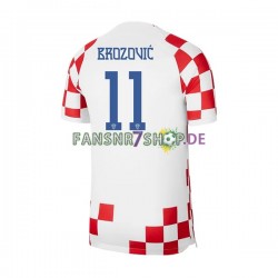 Kroatien fußball trikot WM 2022 Brozovic 11 Herren Heim Kurzarm