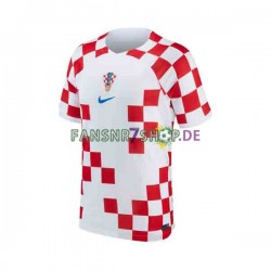Kroatien fußball trikot WM 2022 Herren Heim Kurzarm