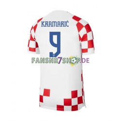 Kroatien fußball trikot WM 2022 Kramaric 9 Herren Heim Kurzarm