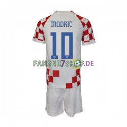 Kroatien fußball trikot WM 2022 Modrić 10 Kinder Heim Kurzarm