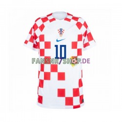 Kroatien fußball trikot WM 2022 Modrić 10 Herren Heim Kurzarm