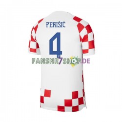 Kroatien fußball trikot WM 2022 Perisic 4 Herren Heim Kurzarm