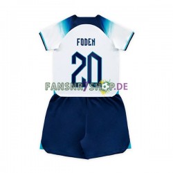England fußball trikot WM 2022 Foden 20 Kinder Heim Kurzarm