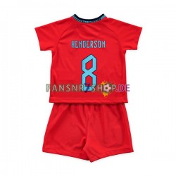 England fußball trikot WM 2022 Henderson 8 Kinder Auswärts Kurzarm