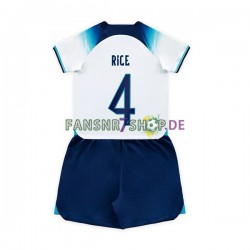 England fußball trikot WM 2022 Rice 4 Kinder Heim Kurzarm