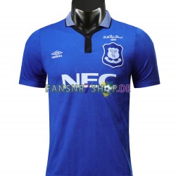 Everton fußball trikot Retro 1995 Herren Heim Kurzarm