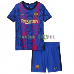 FC Barcelona fußball trikot Kinder Ausweich 2021-2022 Kurzarm