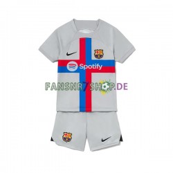 FC Barcelona fußball trikot Kinder Ausweich 2022-2023 Kurzarm