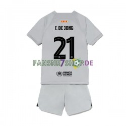 FC Barcelona fußball trikot Frenkie de Jong 21 Kinder Ausweich 2022-2023 Kurzarm