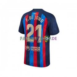 FC Barcelona fußball trikot Frenkie de Jong 21 Herren Heim 2022-2023 Kurzarm