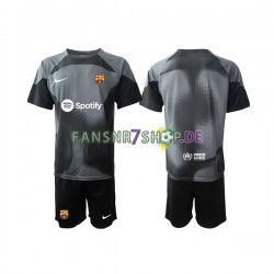 FC Barcelona fußball trikot Torhüter Kinder Auswärts 2022-2023 Kurzarm