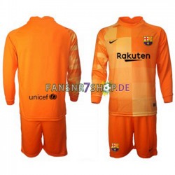 FC Barcelona fußball trikot Torhüter Kinder Heim 2021-2022 Langarm