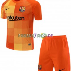 FC Barcelona fußball trikot Torhüter Kinder Heim 2021-2022 Kurzarm