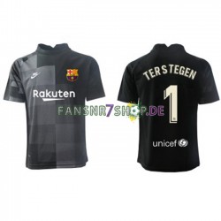 FC Barcelona fußball trikot Ter Stegen 1 Torhüter Herren Auswärts 2021-2022 Kurzarm